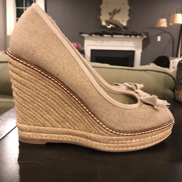 Tory Burch Jackie Espadrille wedges SIZE: 7 - Picture 2 of 4